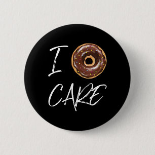 Macaron Rond 5 Cm I Donut Care Funny Doughnut Joke