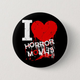 MACARON ROND 5 CM I FILMS D'HORREUR DE COEUR