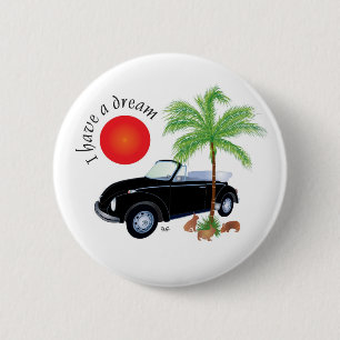 Macaron Rond 5 Cm I have a dream Button