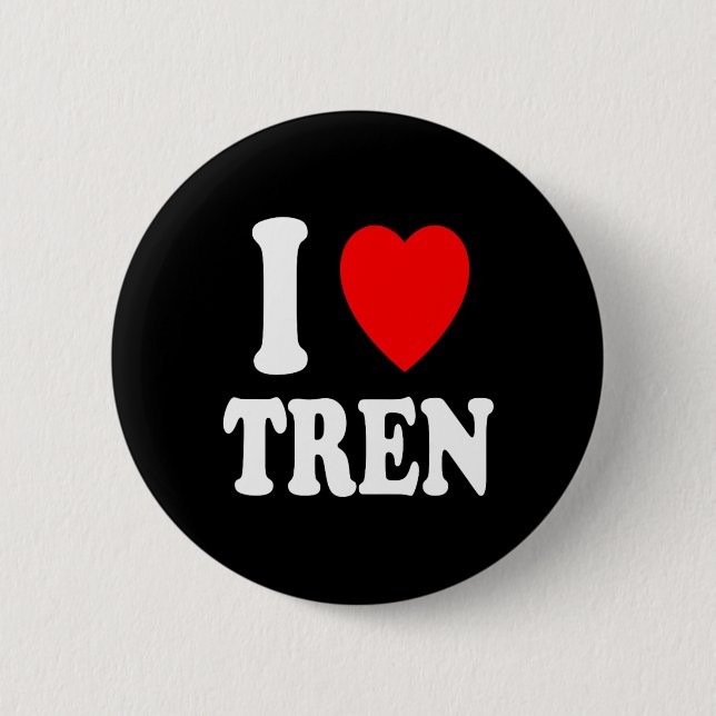 Macaron Rond 5 Cm I Heart (amour) Tren Bodybuilding Steroids Cycle M (Devant)