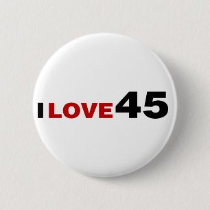 Macaron Rond 5 Cm I Love 45