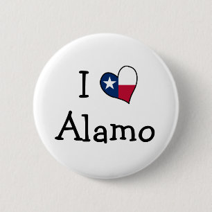 Macaron Rond 5 Cm I Love Alamo