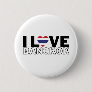 Macaron Rond 5 Cm I Love Bangkok - For the true Bangkokian !