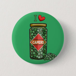 Macaron Rond 5 Cm I Love Capers