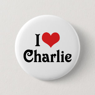 Macaron Rond 5 Cm I Love Charlie