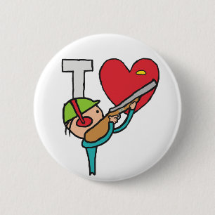 Macaron Rond 5 Cm I Love Clay Pigeon Tir