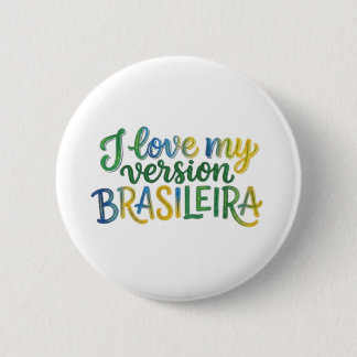 Macaron Rond 5 Cm I Love My Brazilian Version