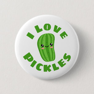 Macaron Rond 5 Cm I love Pickles