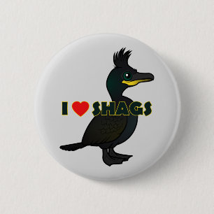 Macaron Rond 5 Cm I Love Shags