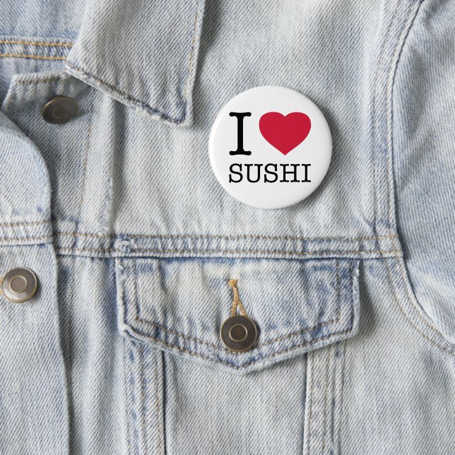 MACARON ROND 5 CM I LOVE SUSHI (En situation)