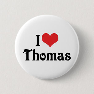 Macaron Rond 5 Cm I Love Thomas