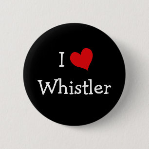 Macaron Rond 5 Cm I Love Whistler