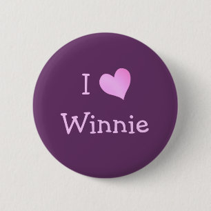 Macaron Rond 5 Cm I Love Winnie