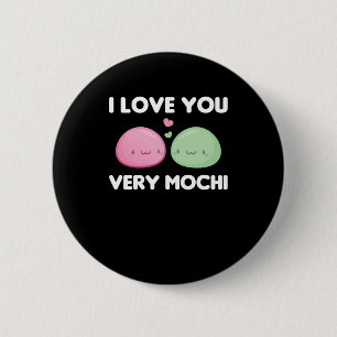 Macaron Rond 5 Cm I Love You Very Mochi - Kawaii Mochi Ice Cream