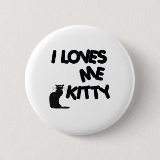 Macaron Rond 5 Cm I m'aime Kitty