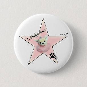 Macaron Rond 5 Cm I, Pin de star de Hollywood de chiwawa