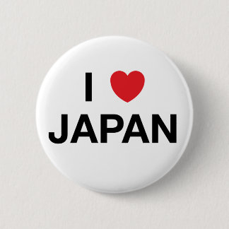 Macaron Rond 5 Cm I Pin d'insigne du JAPON de COEUR