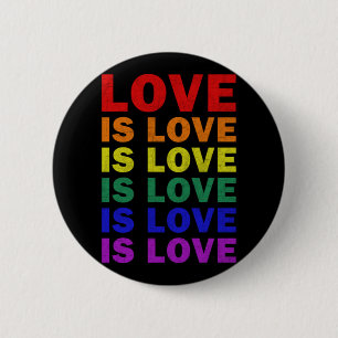 Macaron Rond 5 Cm I Promise To Teach Love LGBT-Q Pride Proud Ally Te