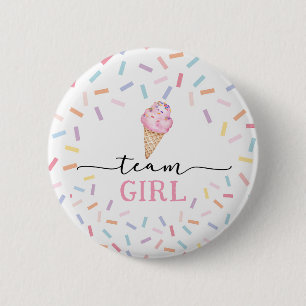 Macaron Rond 5 Cm Icecream Genre Revela Team Girl