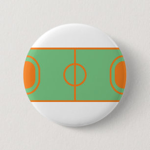 Macaron Rond 5 Cm icône de champ de handball