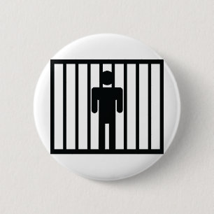 Macaron Rond 5 Cm icône de prisonnier
