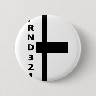 Macaron Rond 5 Cm icône du levier de déplacement automatique