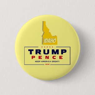 Macaron Rond 5 Cm Idaho pour Trump Pence 2020