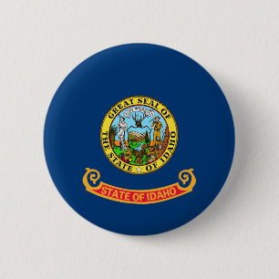 Macaron Rond 5 Cm Idaho State Flag