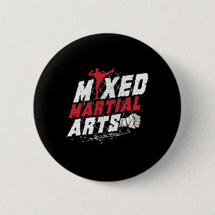 Macaron Rond 5 Cm Idée cadeau amateur de kickboxing Mma arts martiau