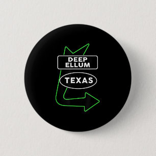 Macaron Rond 5 Cm Idée cadeau Dallas Deep Ellum Texas Hommes Femmes