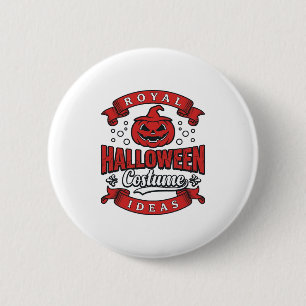 Macaron Rond 5 Cm Idées de costumes d'Halloween vintage Vector Desig