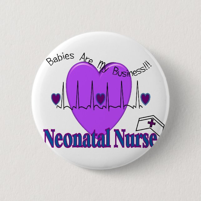 Macaron Rond 5 Cm Idées néonatales de cadeau (Devant)