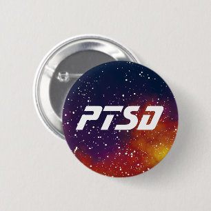 Macaron Rond 5 Cm Identité de galaxie personnalisable PTSD