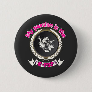 Macaron Rond 5 Cm Idol chanter Passion KPop Music Fan Art Design