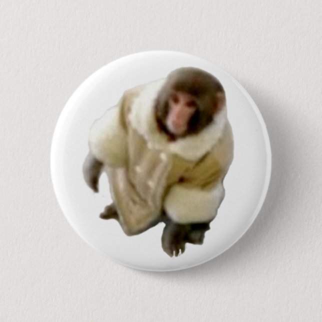 Macaron Rond 5 Cm ikea de singe (Devant)