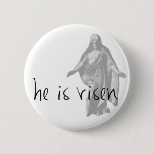 Macaron Rond 5 Cm il est ressuscité jésus christ pâques lds mormon