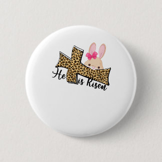 Macaron Rond 5 Cm Il est ressuscité Pâques, Pâques chrétiennes pour 