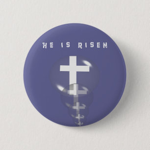 Macaron Rond 5 Cm Il est Risen Gifts