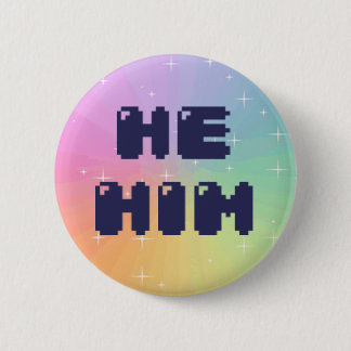Macaron Rond 5 Cm Il il bouton de pronom