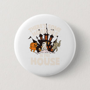 Macaron Rond 5 Cm Il y a des horreurs dans cette maison Ghost Hallow