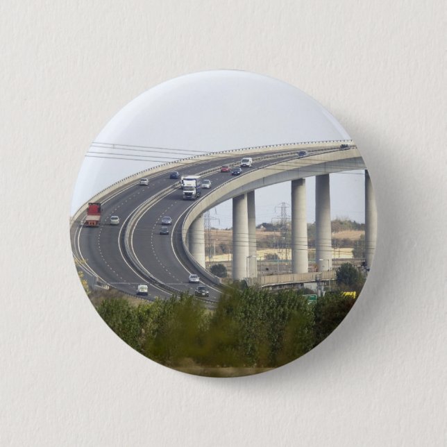 Macaron Rond 5 Cm Île de Sheppey (Devant)