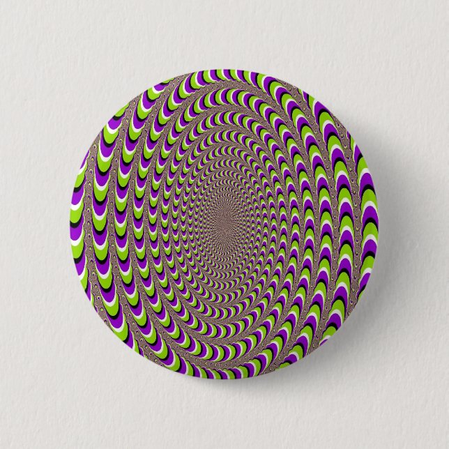 Macaron Rond 5 Cm Illusion optique (Devant)