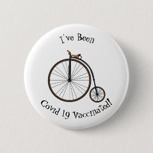 Macaron Rond 5 Cm Illustration de la bande dessinée de vélo à grande