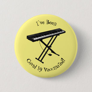 Macaron Rond 5 Cm Illustration de piano clavier
