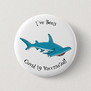 Macaron Rond 5 Cm Illustration de requin marteau