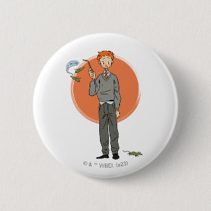 Macaron Rond 5 Cm Illustration de Ron Weasley "Eat Slugs"