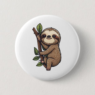 Macaron Rond 5 Cm Illustration de Sloth