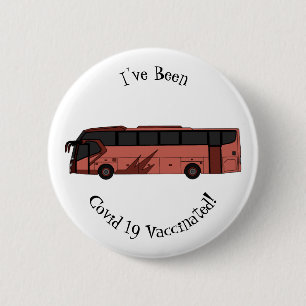 Macaron Rond 5 Cm Illustration du bus