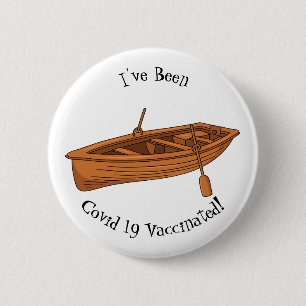 Macaron Rond 5 Cm Illustration d'un bateau à roues