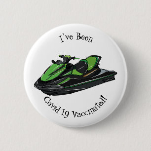 Macaron Rond 5 Cm Illustration Jet ski